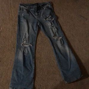 Aeropostale low rise flare jeans